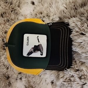 GOLDEN Goose Goorin Bros. Gold & Green The Farm Ltd. Ed Trucker